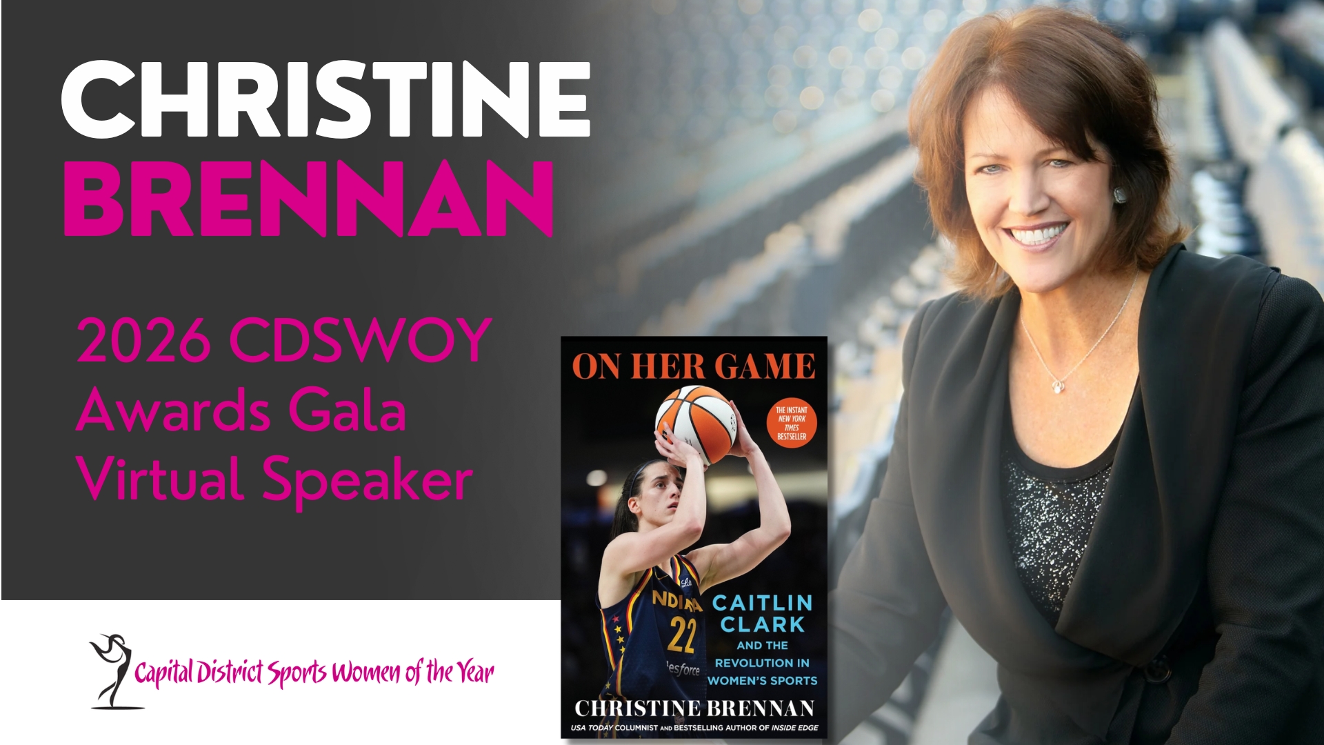 Christine Brennan to Serve as CDSWOY Awards Gala Speaker